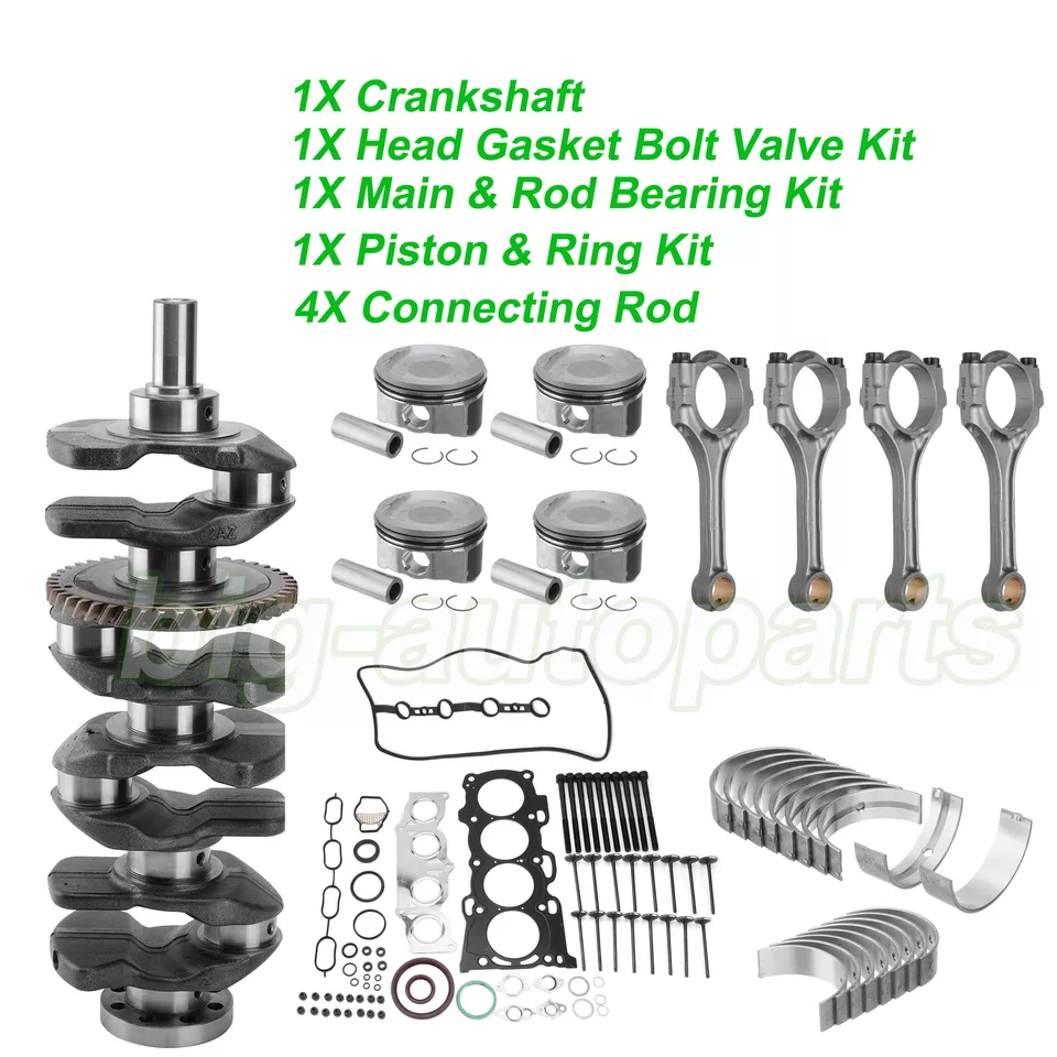 Комплект для восстановления двигателя 2,4 л 2AZFE 2AZ подходит для Toyota Camry Corolla RAV4 Scion xB tC - Изображение 3 из 4