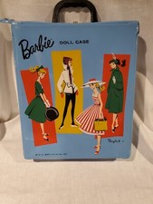 Vintage Blue Ponytail Barbie Doll Case 1961