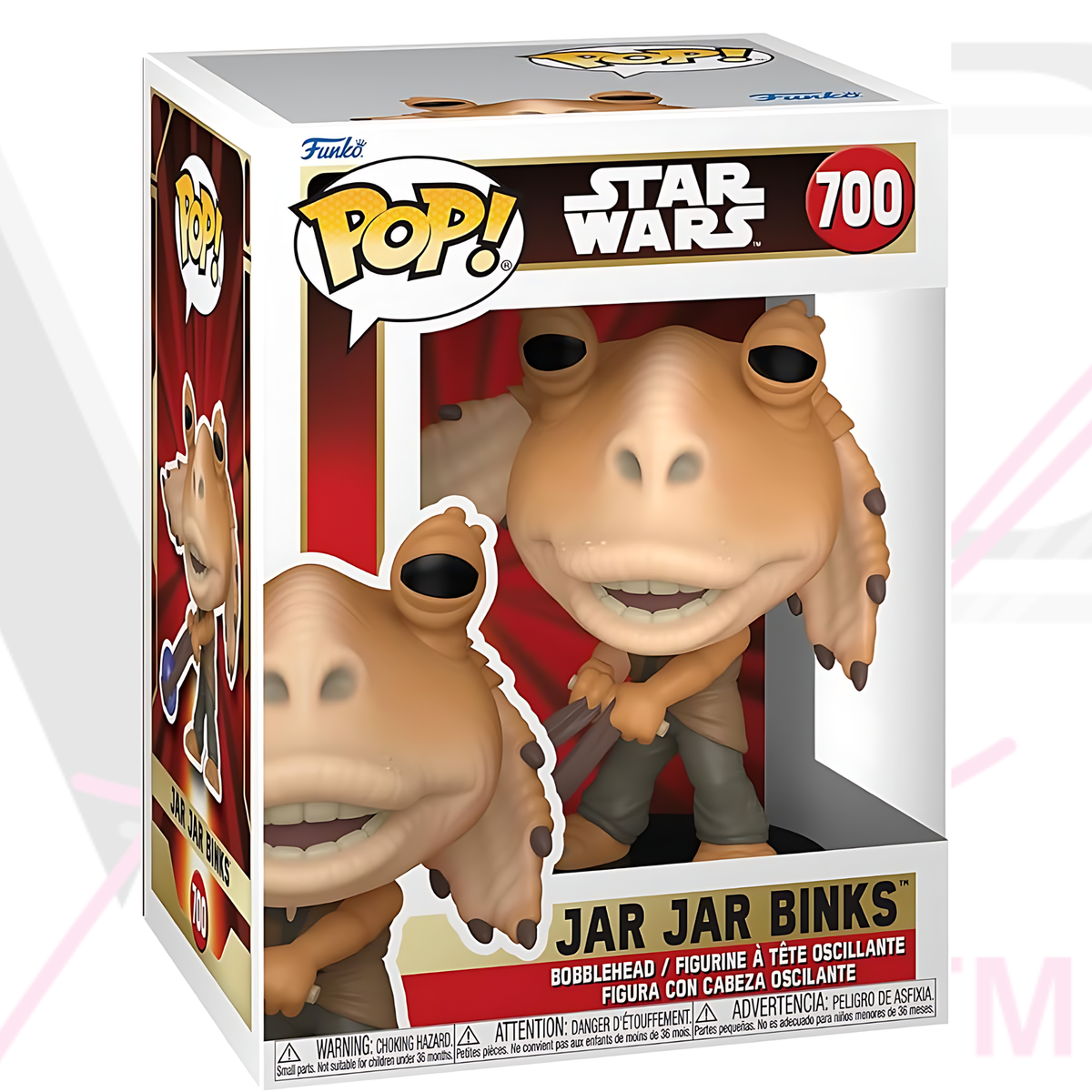 Funko pop jar jar ジャージャー Star Wars Funko POP 700 Jar Jar Binks Booma Balls EpisodeOne Clear