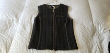 Nwt Nils Women's Vest Sz.m Black New $126