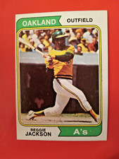 1974 topps baseball card reggie jackson no.130