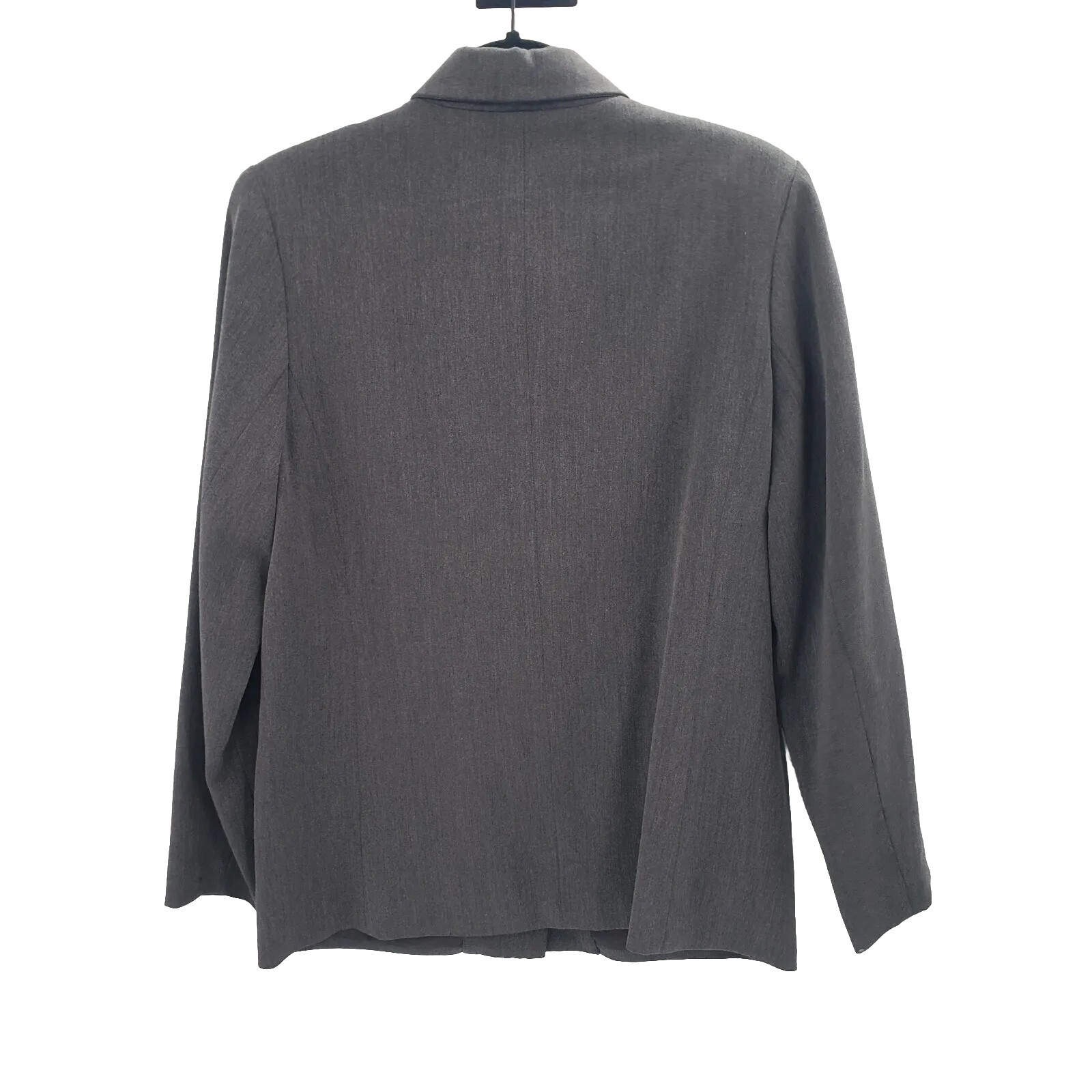 Dialogue Gray Toggle Button Up Jacket Blazer Wome… - image 3