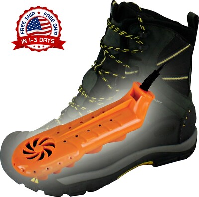 Secador De Zapatos De Viaje Unisex, Color Naranja Y Negro, Talla Unica NUEVO US