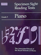 Piano Specimen Sight-Reading Tests Grade 5 - ABRSM Pub 1994 Music Book '''
