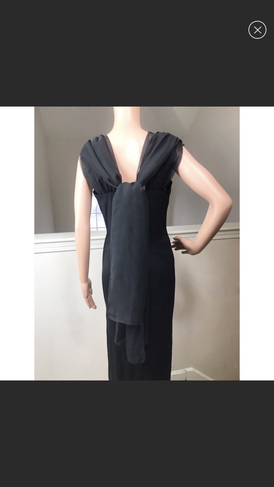 Vintage Black Evening Dress eBay