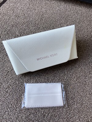 Michael Kors Eyeglasses Sunglasses White Case With Cleaning  display picture 2