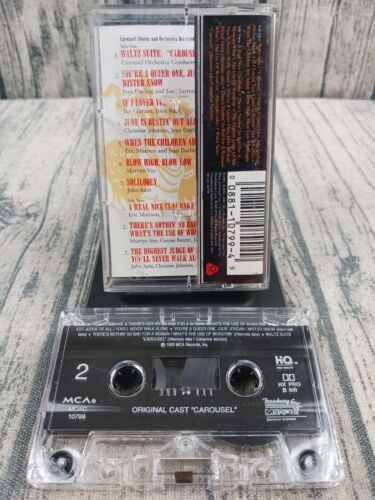 ORIGINAL CAST CAROUSEL BROADWAY GOLD MCA CLASSICS CASSETTE - Picture 2 of 2