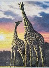 Wildlife Giraffes Jigsaw Puzzle, Anthony Casay,  750 Pieces, Complete