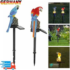 Solarenergie LED Papagei Rasen Solarlampe Wasserdicht Solarleuchte Gartenlicht