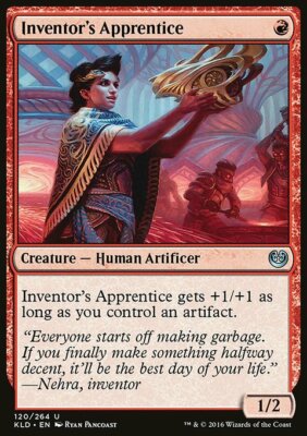 Magic the Gathering MTG Inventor's Apprentice (120) Kaladesh   LP