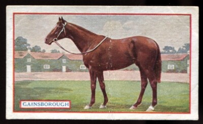 Tabakkarte, Godfrey Phillips, Derby Winner & Jockeys, 1923, Gainsborough, #9
