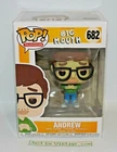 Funko Pop! Television Big Mouth Andrew #682 Vaulted Rare w/ Some BOX DAMAGE Read