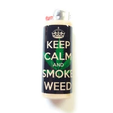 Keep Calm and Smoke Lighter Case Holder Sleeve Cover Fits Bic Lighters