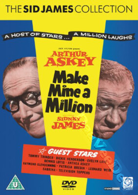 Make Mine a Million NEW PAL Classic DVD Sid James