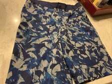Art Class Swim Board Shorts Boys Size 18 Blue Adjustable Waist