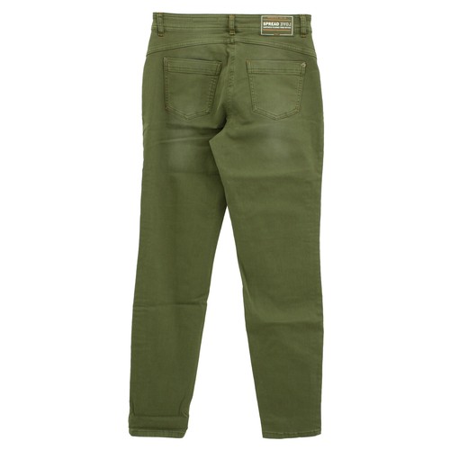 CECIL Damen Jeans Hose GESA Straight Stretch khaki grün 29160 - Picture 2 of 2