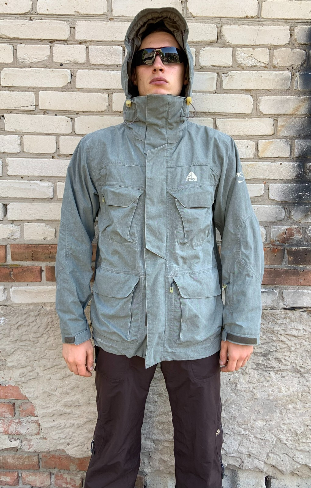 SACAI X NIKE ACG NIKE giacca vintage in gore tex con pantaloni M L