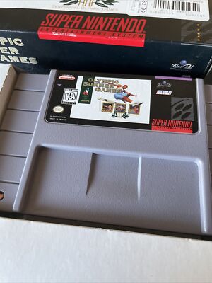 Olympic Summer Games: Atlanta '96 - SNES Super Nintendo Game With