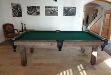 Poolbillard POOL Billard Tisch Billardtisch PAGE-2 8Ft massivholz Schiefer 19mm