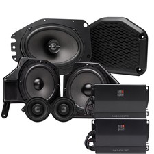 Mb Quart Mbqj-stg6ah-1 800w 6-speaker Upgrade Kit W/ Amp For Wrangler/gladiator