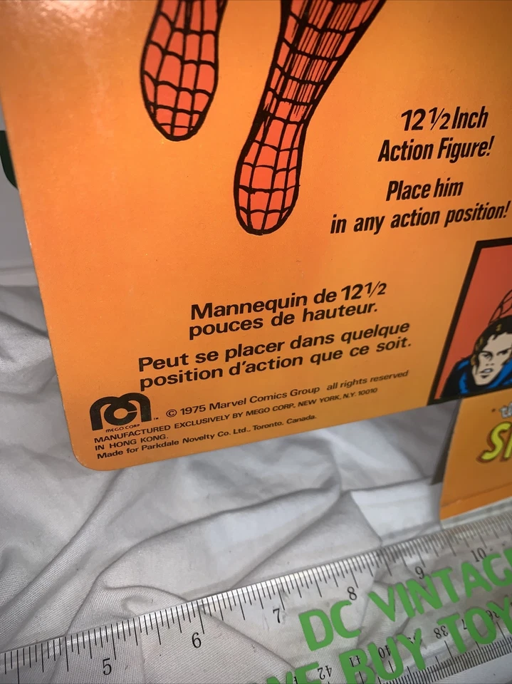 原始复古 Mego 蜘蛛侠盒平 12 英寸娃娃漫威复仇者联盟美国队长 WGSH NOS — 第 4/4 张图片