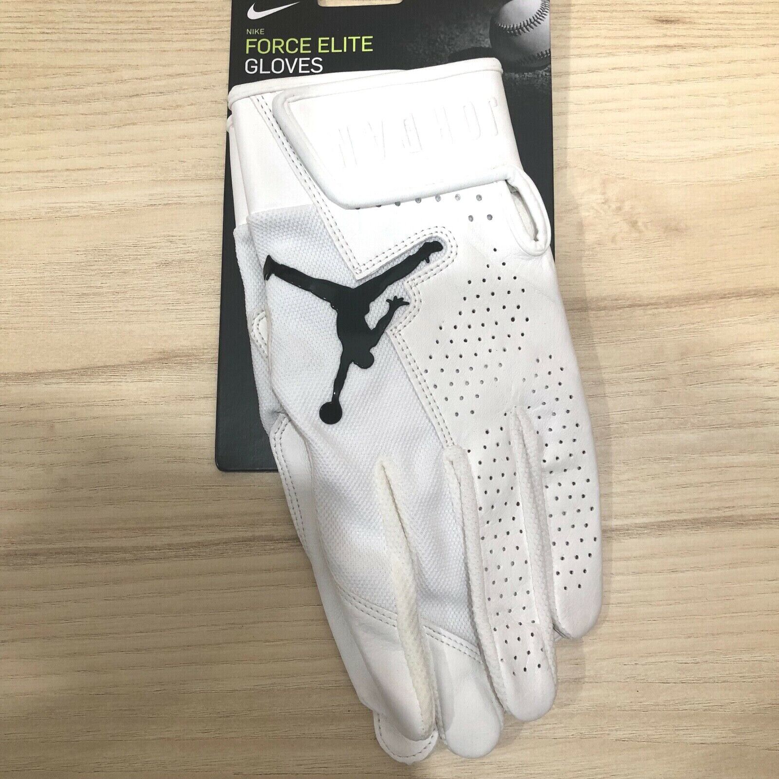 NEW Nike Air Jordan Force Elite Batting Gloves Men White Mookie Betts -  SIZE 3XL