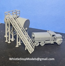 N Scale Water or Fuel Tank and Truck N1082