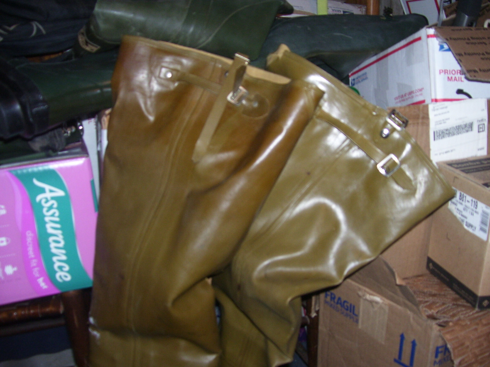 Vintage Converse Rod & Reel Rubber Fly Fishing Hip Boots Waders Womens