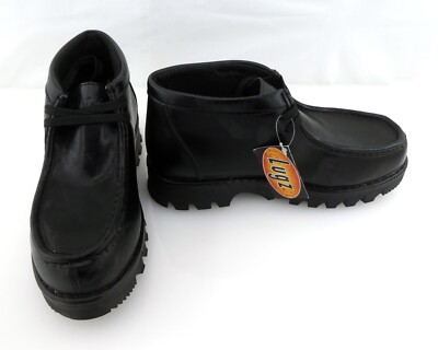 Lugz Shoes Wally Mid Leather Black Men Boots Mismatched 8/8.5 | eBay