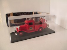 Eligor MAN Janus Bifront - Véhicule De Tunnel Pompiers 1/43, Publicité Grands Moulins De Paris