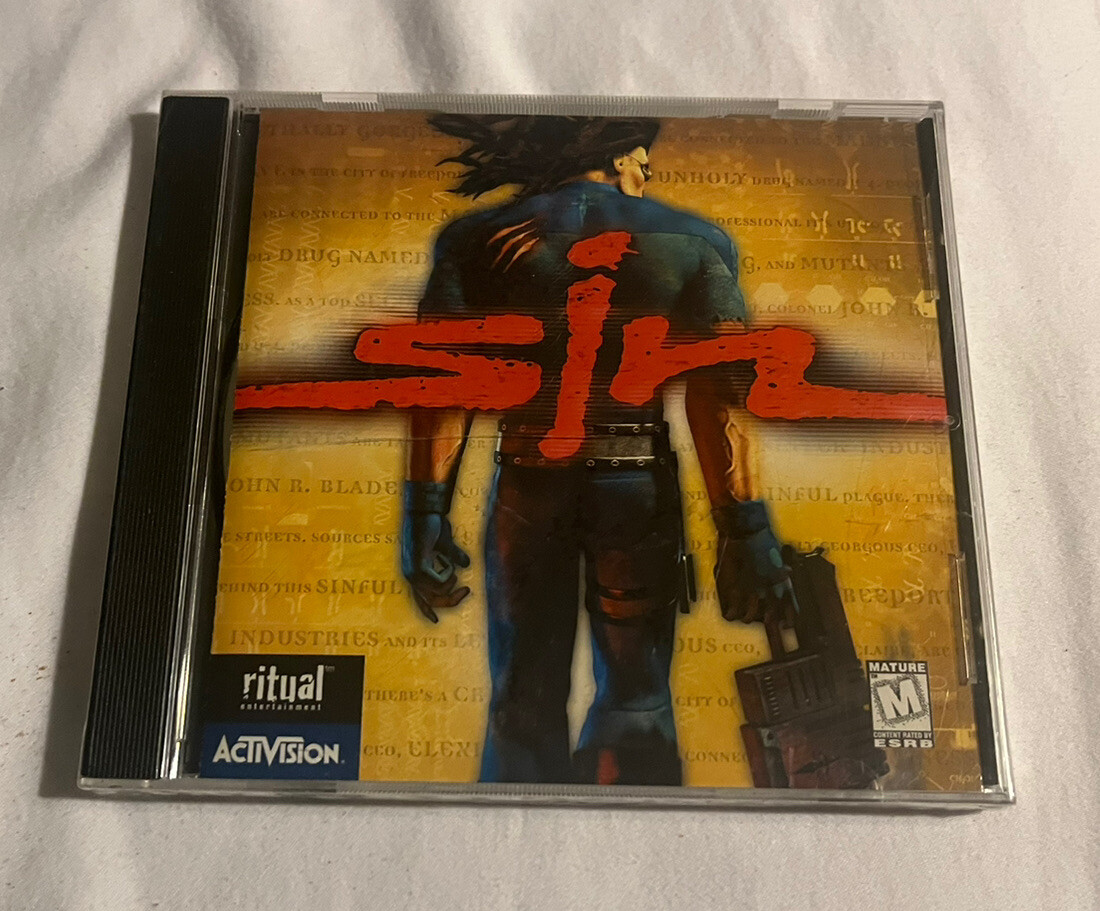 新品未開封　sin 罪　ゲーム PC Computer Video Games: Sin (1998) NEW / SEALED minor wears on