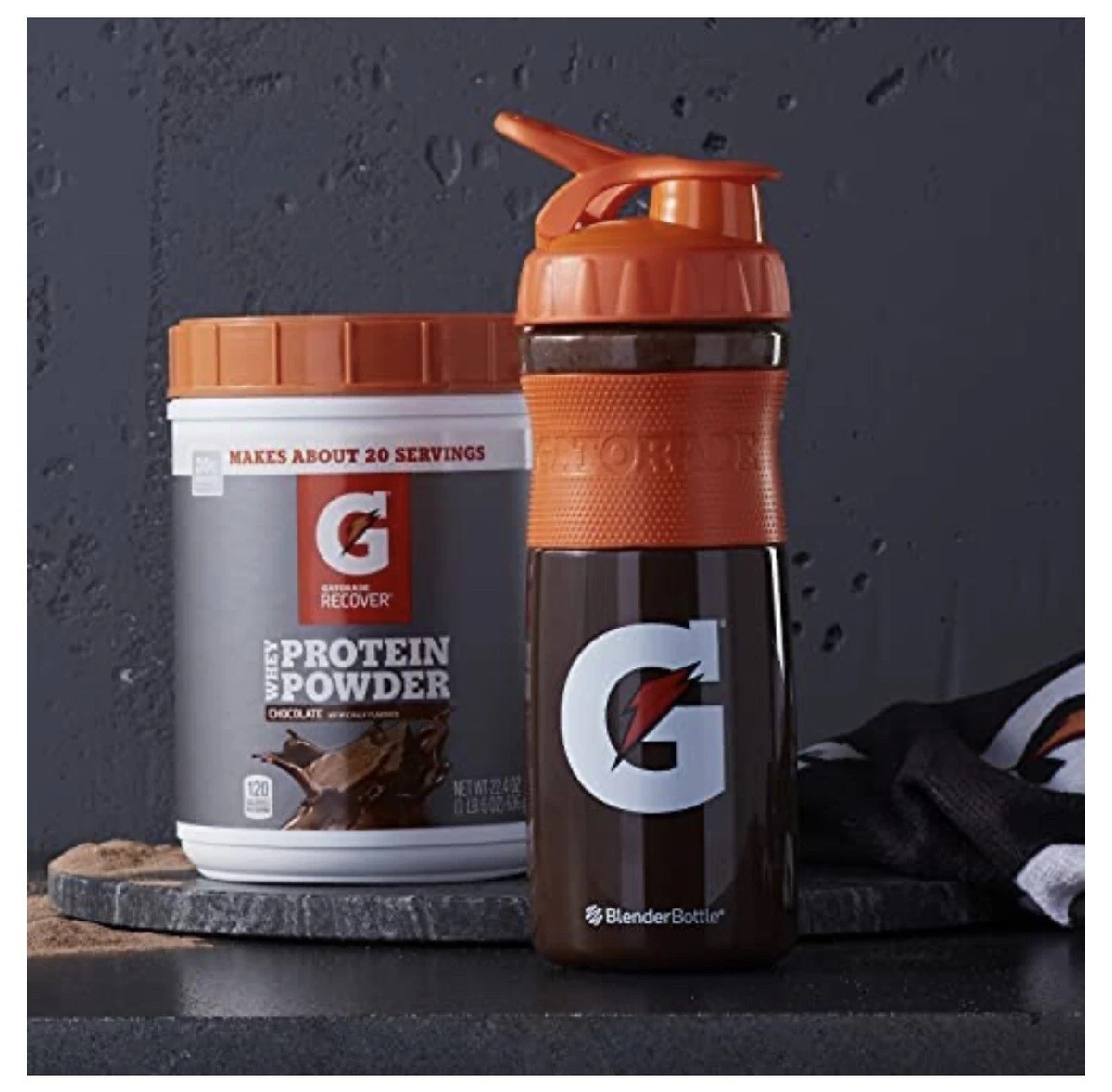 Gatorade Premium BlenderBottle 28oz. Water Blender Bottle Sport Mixer  Protein