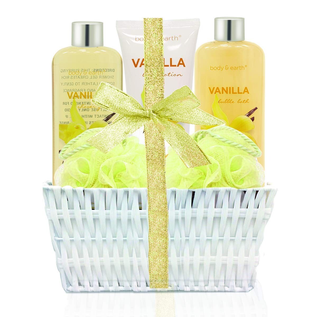 Bade Geschenkset Body & Earth hochwertiges Bade Set Geschenkidee Weihnachten