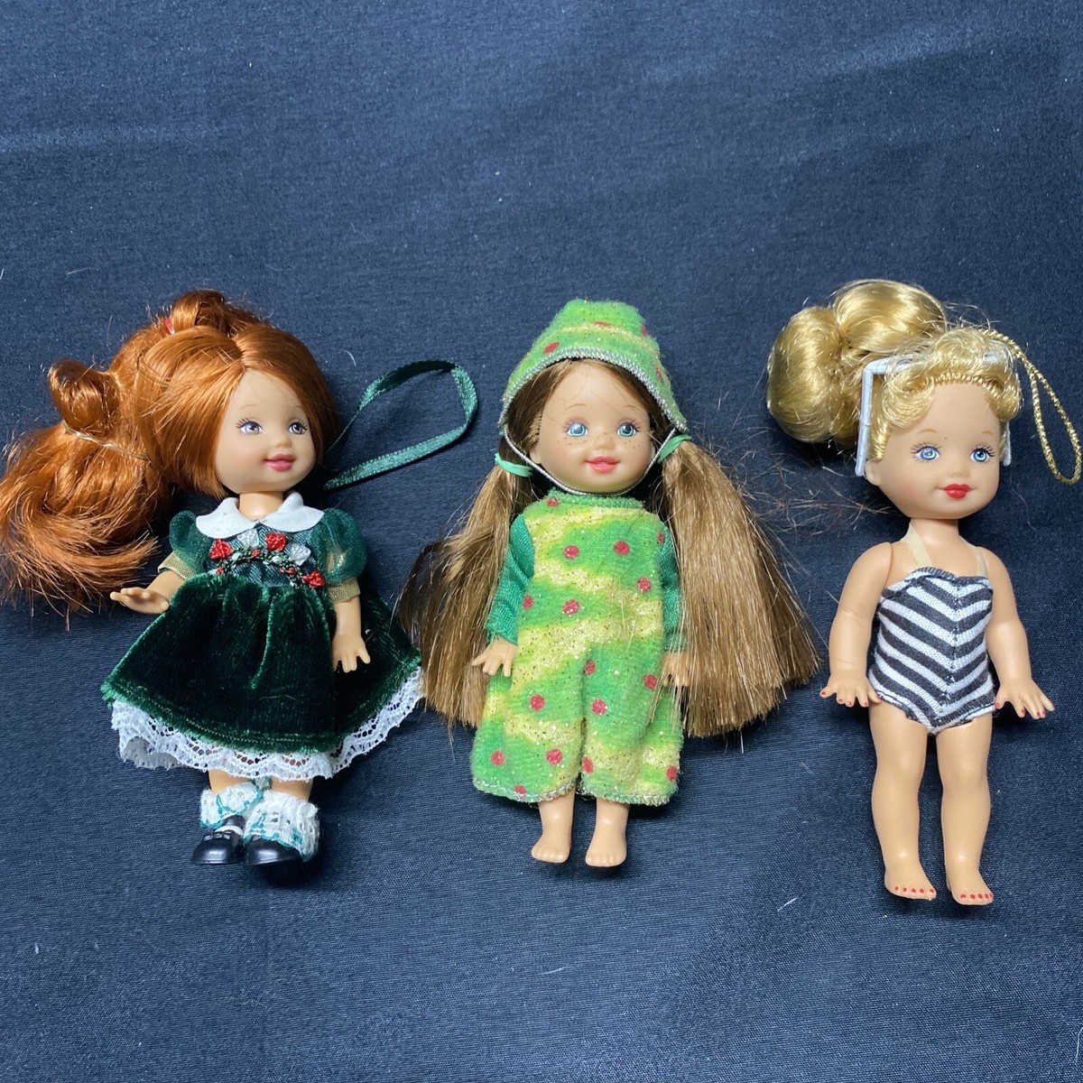 Barbie HOLIDAY CHEER KERSTIE CHELSEA Kelly Club Doll Ornament