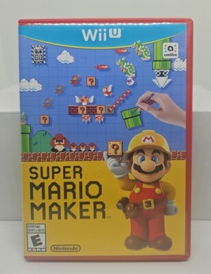 Super Mario Maker (Nintendo Wii U, 2015)  Tested Complete In Box FREE SHIPPING 