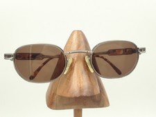 Vintage See You By 5944 349 Tortoise Matte Silver Oval Sunglasses FRAMES ONLY