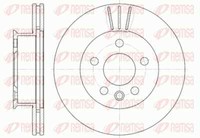 Remsa 2X Bremsscheibe Vorne Ø280 Mm BelüFtet FüR Vw Transporter Iv Kasten 70XA