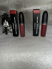 mac powder kiss liquid lipcolour  989 Mull It Over & 991 Devoted To Chili  - New