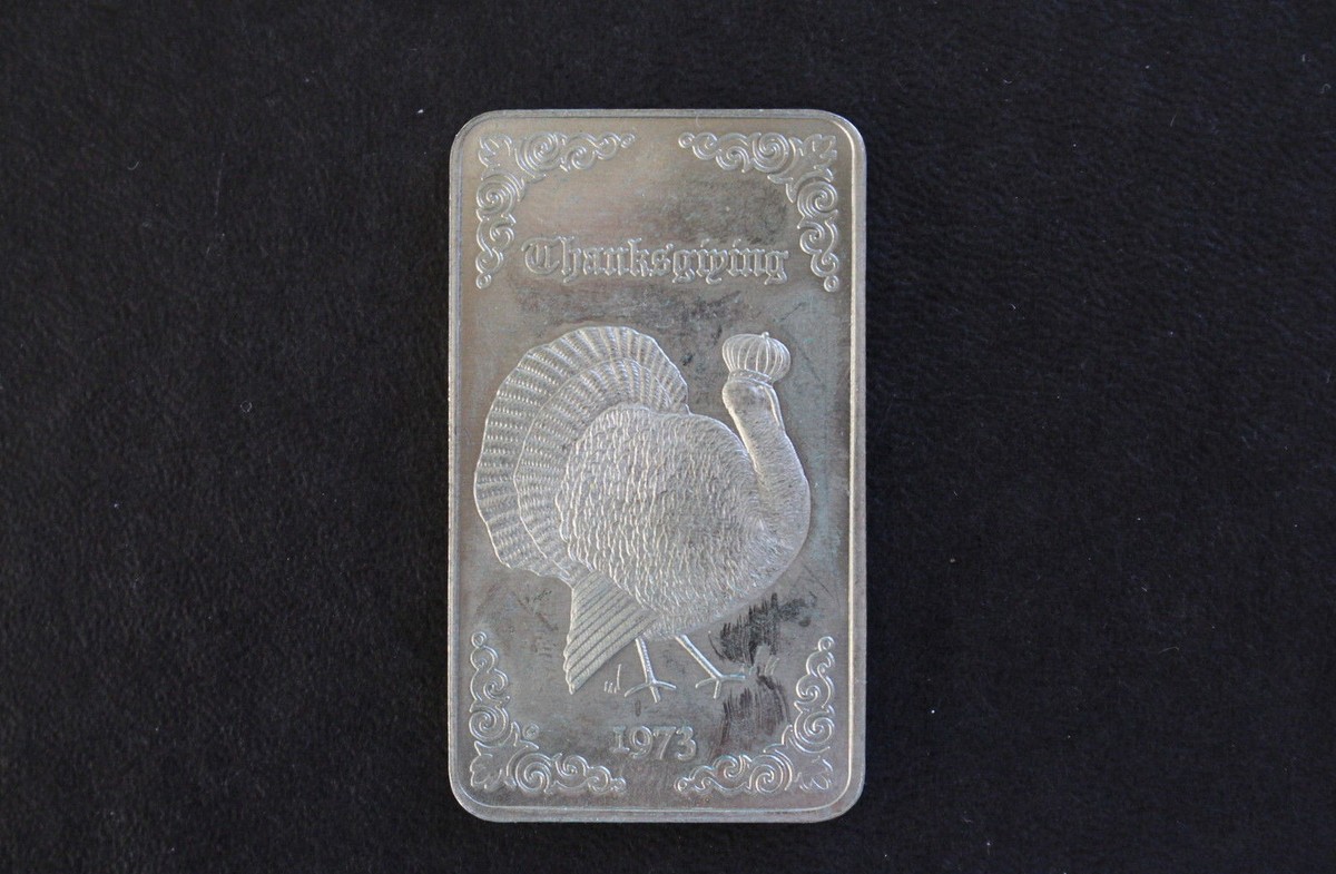1973 Thanksgiving 1973 Columbus Mint CM-3N Nickel Art Bar P0768 | eBay