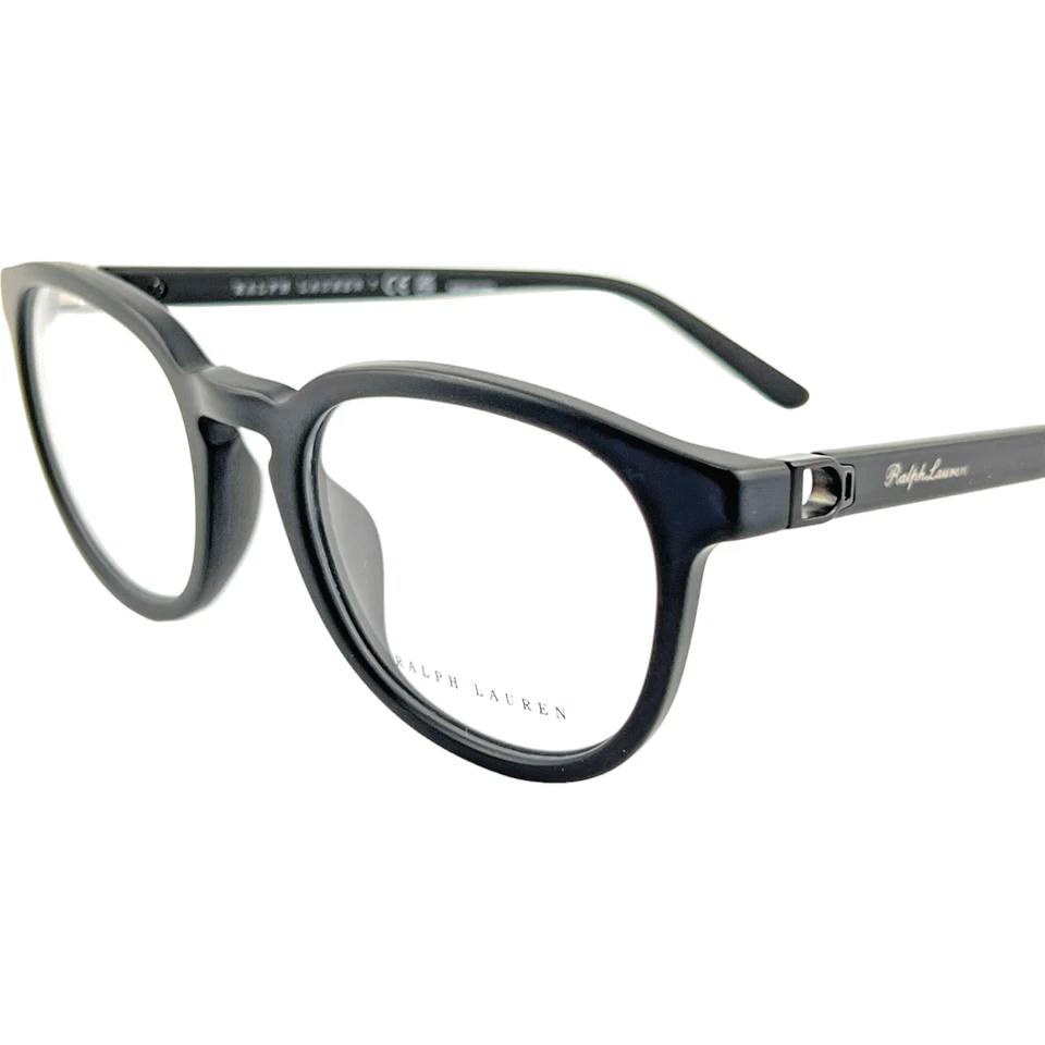 Ralph Lauren RL6224U Mens Plastic Eyeglass Frame 51-21 5375 Matte Black w Case - Image 3 of 4
