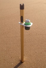 Porta esche/bevande NUOVO (multiuso) per punte sabbia, ombrelloni, t-top barca,