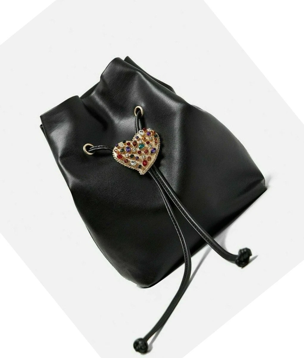 zara heart shaped bag