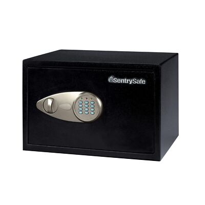 SentrySafe Safe with Digital Keypad Lock, Steel Safe with Interior Lining and...