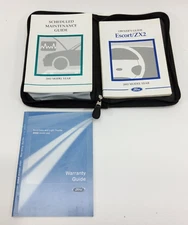 2002 Ford Escort Factory Original Glovebox Owners Manual Book Portfolio