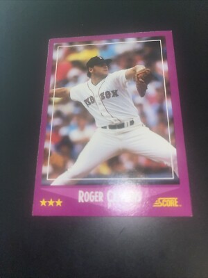 1988 Score #110 Roger Clemens Boston Red Sox