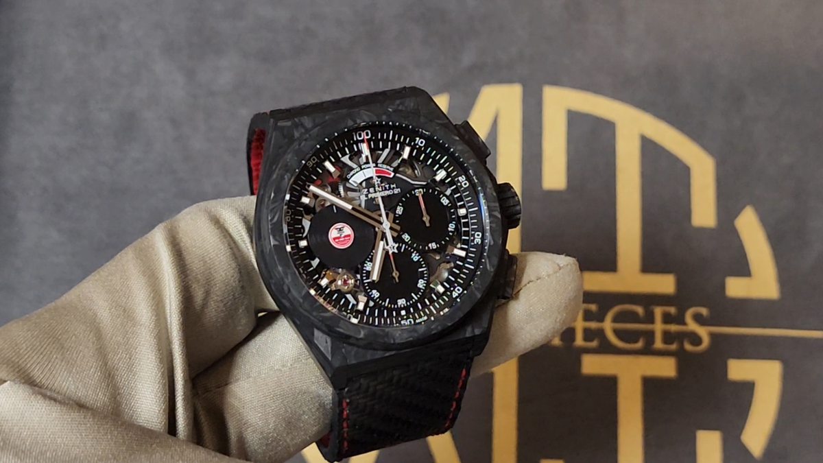 ZENITH DEFY 21 EL PRIMERO 44MM CARBON CARL COX LE 200 CHRONO BLACK