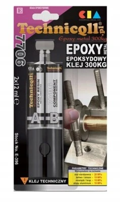 TECHNICQLL 1 colla adesiva epossidica tecnica 300 kg per metallo vetro legno pietra molto forte