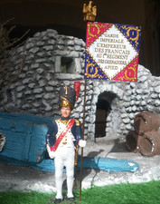 Soldat  NAPOLEON:  Porte-Aigle 1er Rgt GRENADIER GARDE IMPERIALE , 1804  no 1