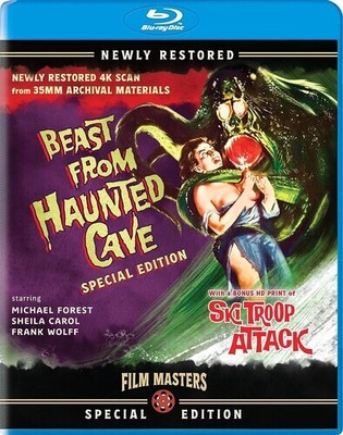 Beast From Haunted Cave / Ski Troop Attack [New Blu-ray]