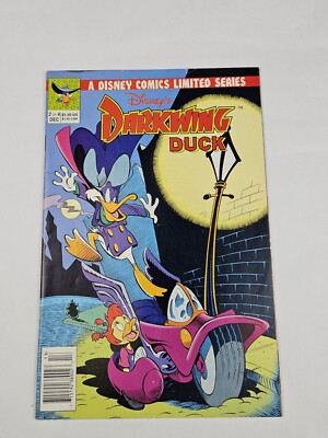 Disney's Darkwing Duck Limited Series #2 - RARE Newsstand Edition - 1991 